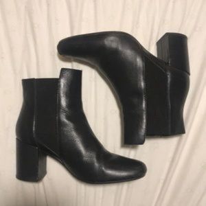 Zara Black Booties (Size 6.5)